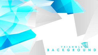mavi ve gri üçgenlerin soyut vektörü
