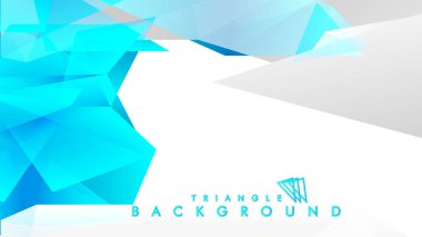 mavi ve gri üçgenlerin soyut vektörü