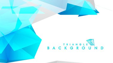 mavi ve gri üçgenlerin soyut vektörü