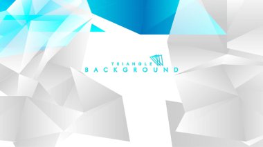 mavi ve gri üçgenlerin soyut vektörü