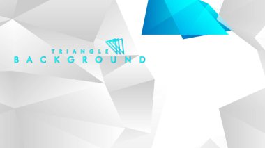 mavi ve gri üçgenlerin soyut vektörü