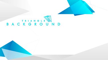 mavi ve gri üçgenlerin soyut vektörü