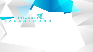 mavi ve gri üçgenlerin soyut vektörü