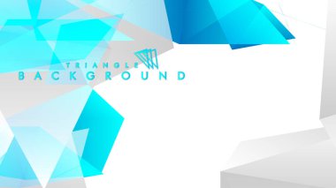 mavi ve gri üçgenlerin soyut vektörü