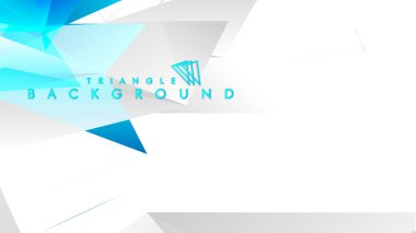 mavi ve gri üçgenlerin soyut vektörü