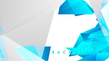 mavi ve gri üçgenlerin soyut vektörü