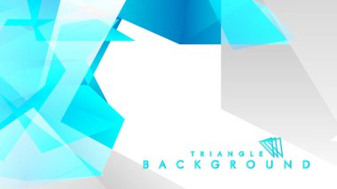 mavi ve gri üçgenlerin soyut vektörü