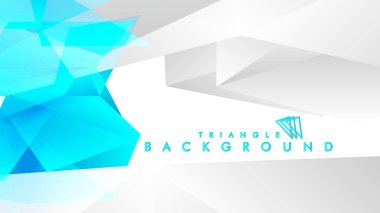 mavi ve gri üçgenlerin soyut vektörü