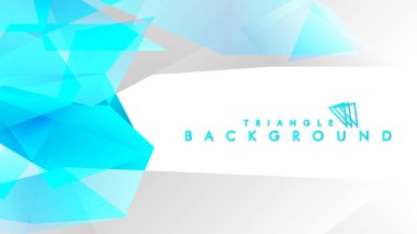 mavi ve gri üçgenlerin soyut vektörü