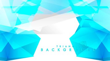 mavi ve gri üçgenlerin soyut vektörü