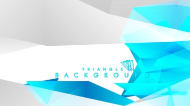 mavi ve gri üçgenlerin soyut vektörü