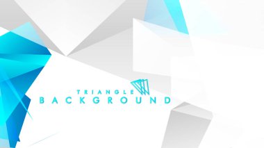 mavi ve gri üçgenlerin soyut vektörü