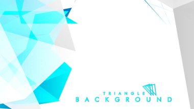 mavi ve gri üçgenlerin soyut vektörü