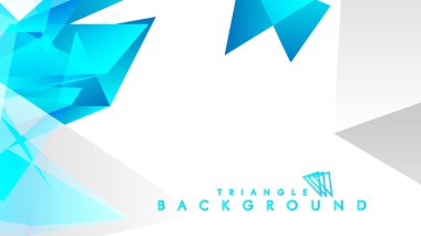 mavi ve gri üçgenlerin soyut vektörü
