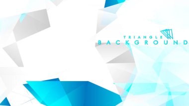 mavi ve gri üçgenlerin soyut vektörü