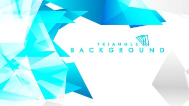 mavi ve gri üçgenlerin soyut vektörü