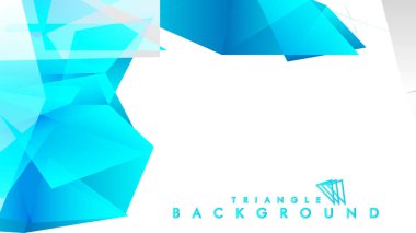 mavi ve gri üçgenlerin soyut vektörü