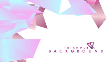 Renkli gradyan ile soyut vektör arkaplanı.