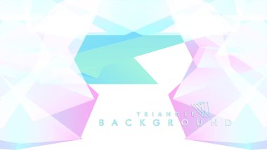 Geometrik şekillerin arka planı. Renkli üçgen deseni.