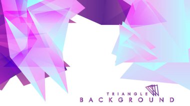 Renkli gradyan ile soyut vektör arkaplanı