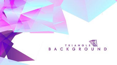 Renkli gradyan ile soyut vektör arkaplanı