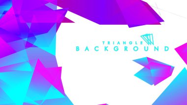 Renkli gradyan ile soyut vektör arkaplanı