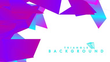 Renkli gradyan ile soyut vektör arkaplanı