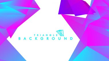 Renkli gradyan ile soyut vektör arkaplanı