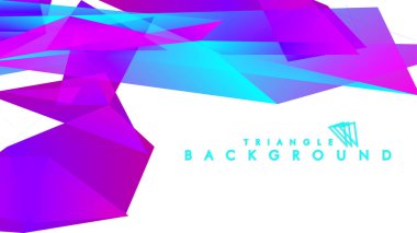 Renkli gradyan ile soyut vektör arkaplanı