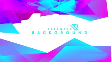 Renkli gradyan ile soyut vektör arkaplanı