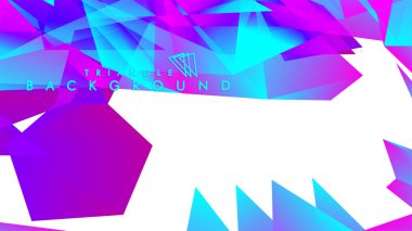 Renkli gradyan ile soyut vektör arkaplanı