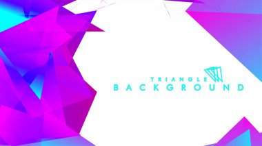 Renkli gradyan ile soyut vektör arkaplanı