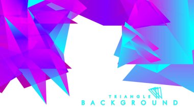 Renkli gradyan ile soyut vektör arkaplanı