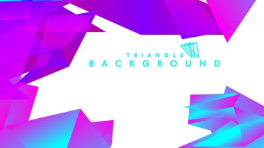 Renkli gradyan ile soyut vektör arkaplanı