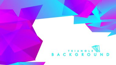 Renkli gradyan ile soyut vektör arkaplanı