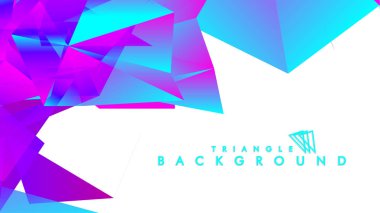 Renkli gradyan ile soyut vektör arkaplanı