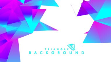 Renkli gradyan ile soyut vektör arkaplanı