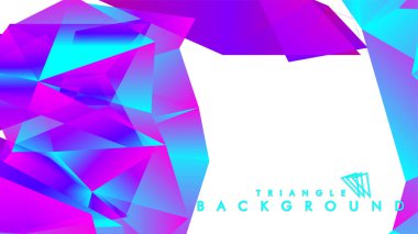 Renkli gradyan ile soyut vektör arkaplanı