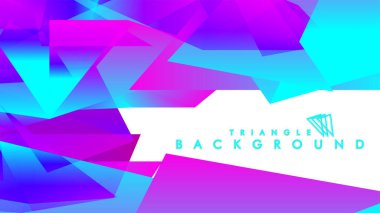 Renkli gradyan ile soyut vektör arkaplanı