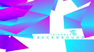 Renkli gradyan ile soyut vektör arkaplanı