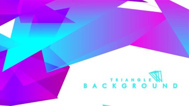 Renkli gradyan ile soyut vektör arkaplanı