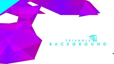 Renkli gradyan ile soyut vektör arkaplanı