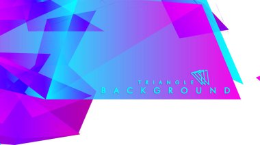 Renkli gradyan ile soyut vektör arkaplanı