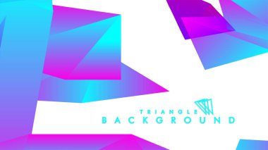 Renkli gradyan ile soyut vektör arkaplanı