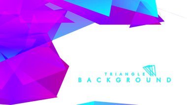 Renkli gradyan ile soyut vektör arkaplanı