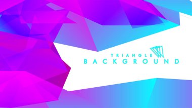 Renkli gradyan ile soyut vektör arkaplanı