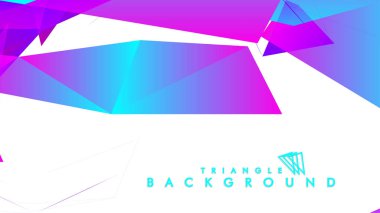 Renkli gradyan ile soyut vektör arkaplanı