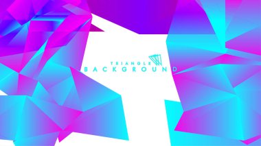 Renkli gradyan ile soyut vektör arkaplanı