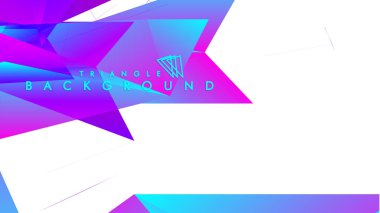 Renkli gradyan ile soyut vektör arkaplanı