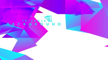 Renkli gradyan ile soyut vektör arkaplanı